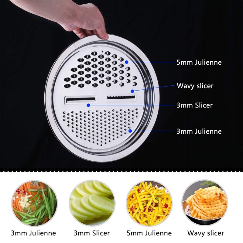 Multifunction stainless steel basin grater slicer wash drain 3 in 1 Cutter