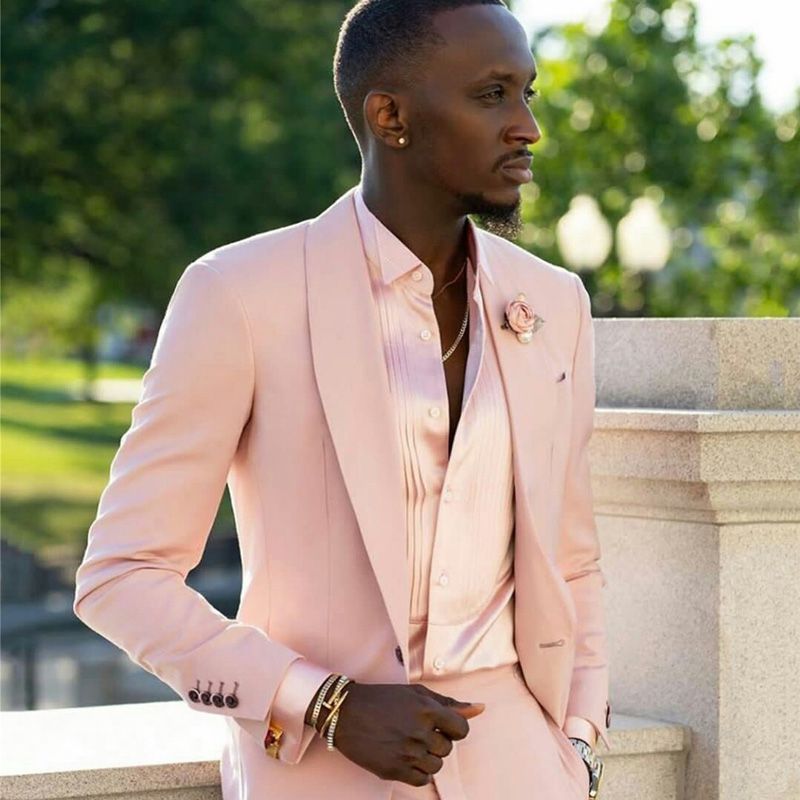 Blush Su Misura Abiti Da Uomo Rosa 2 Pezzi Sposo Migliori Pantaloni Uomo  Vestito Business Matrimonio Lungo Blazer Giacca + Pantaloni Da 11,79 € |  DHgate Italy