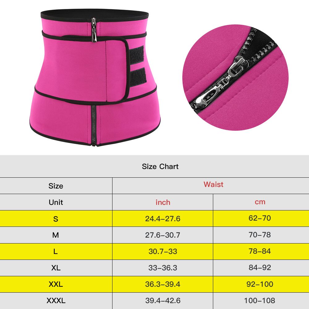 Zip rosa 1 cintura