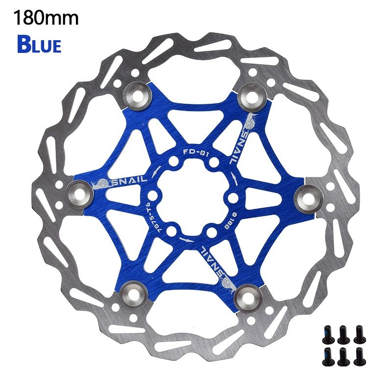 SNIAL Floating Bike Brakes Rotor Colored Stainless Steel AL 7075 160mm