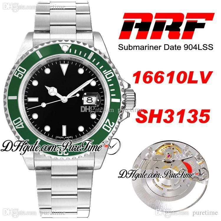 Compra ARF 16610 Giorgia Mondani Kermit Kermit SH3135 Reloj Automático Para  Hombre Bisel Verde Dial Negro 904L Caja De Acero Y Pulsera Reloj Para Mujer  Puretime B02 Barato | Entrega Rápida Y