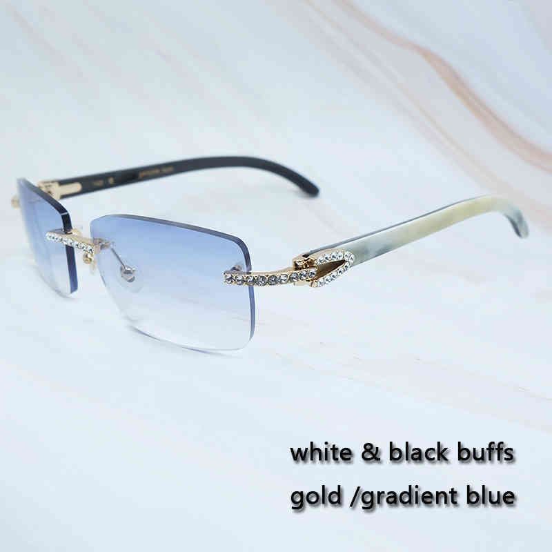 أبيض BK الذهب الأزرق