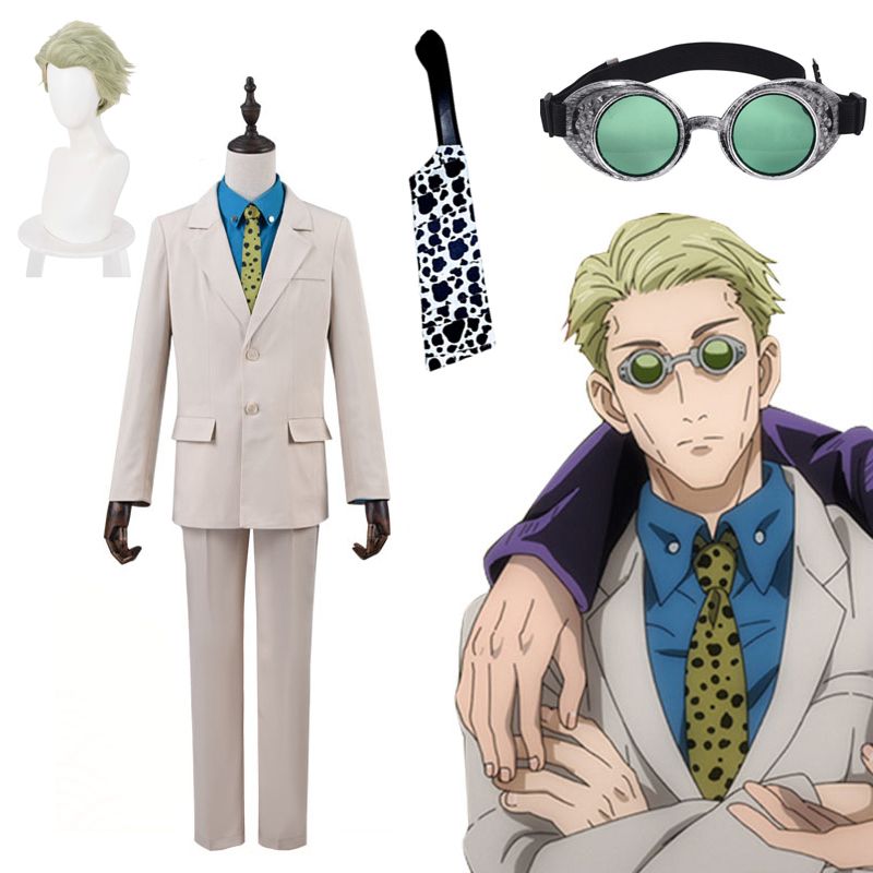 Jujutsu Kaisen Nanami Kento Cosplay Costume Adult Coat Jacekt Pants Men