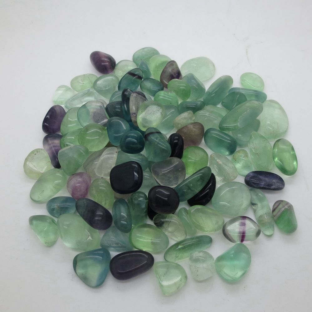 2021 Natural Stone1525MM Turquoise Agate Crystal Amethyst Tumbled