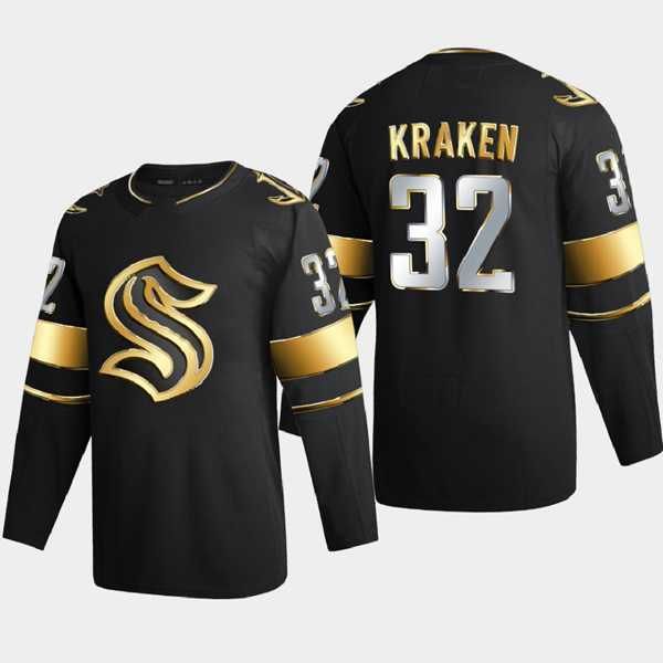 Seattle Kraken Ice Hockey Jerseys 32 Kraken 21 Kraken Jersey 2021 Season  New Team Black Golden Edition Mens Womens Youth Kids Custom Stitch From  95,91 €