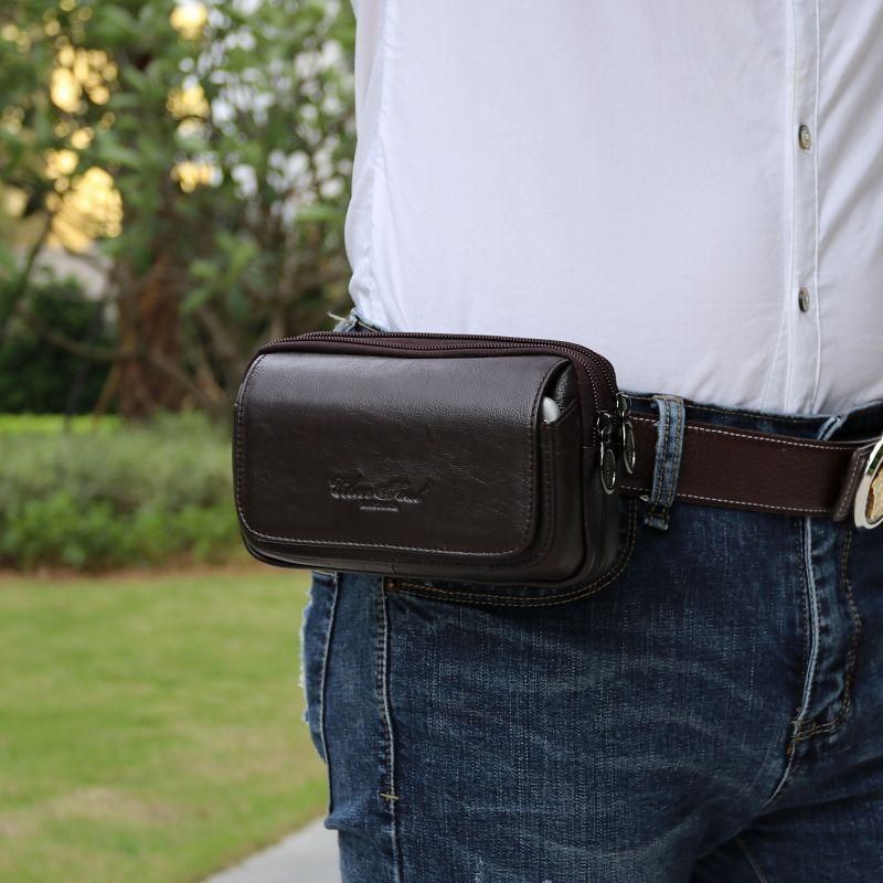 leather belt bolsa men's