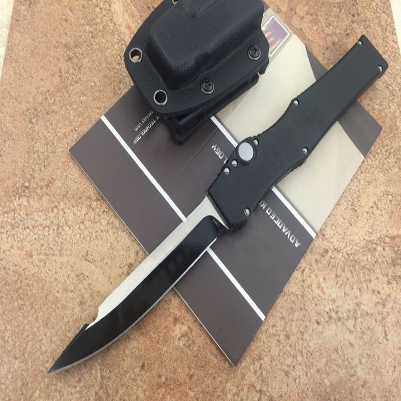 Mic Classic Knife HO Glory V Blade D Head Aluminum Handle D2 27CM Red