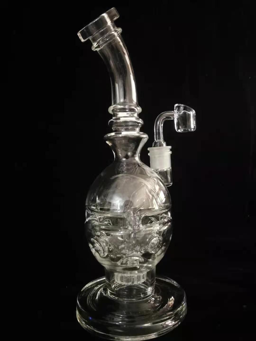 Facebook Amazon Hot FTK Glass Bongs Torus And Klein Matrix Perc Smoking