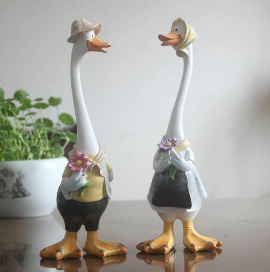 Couple duck