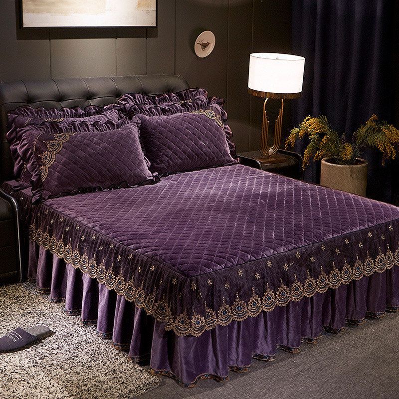 Three-sided-purple-Only 2xpillowcases