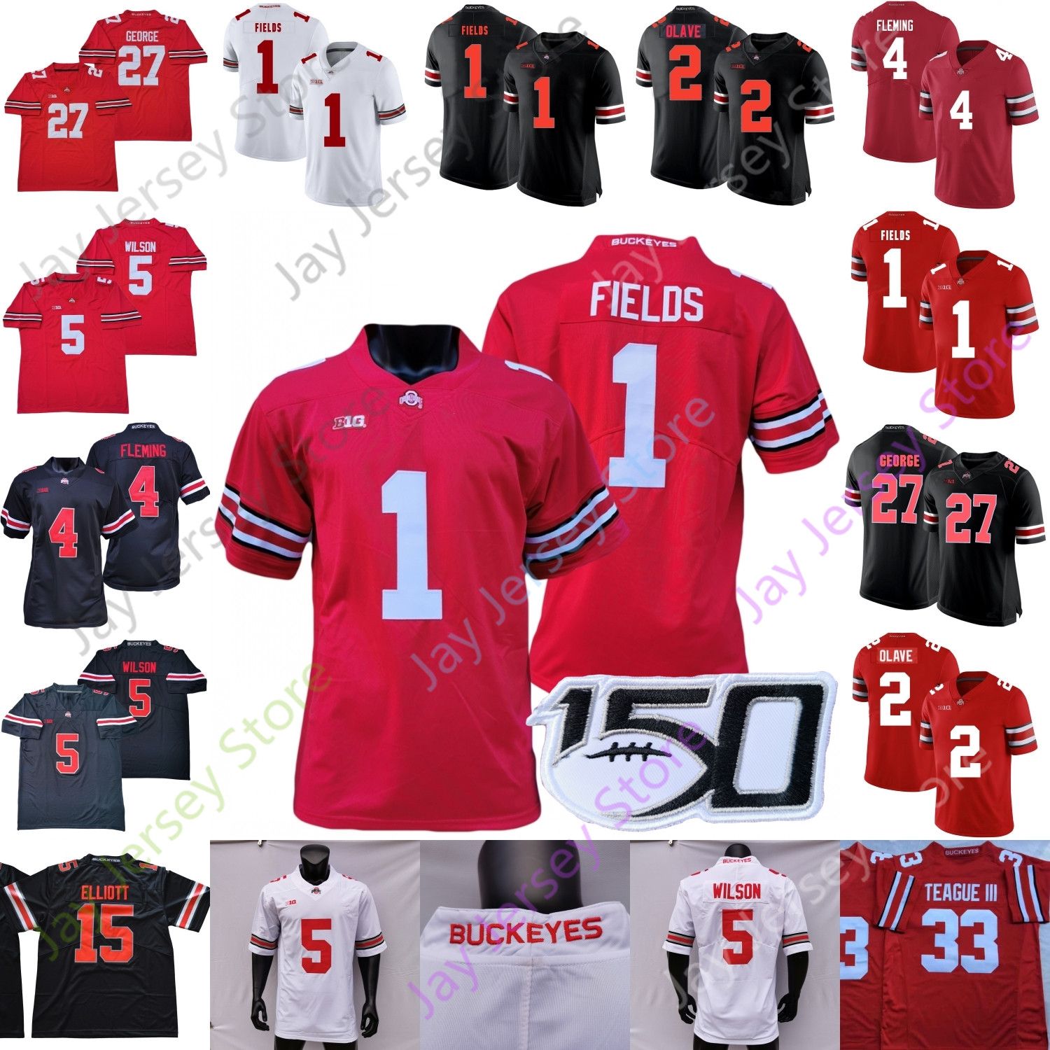 justin fields black jersey