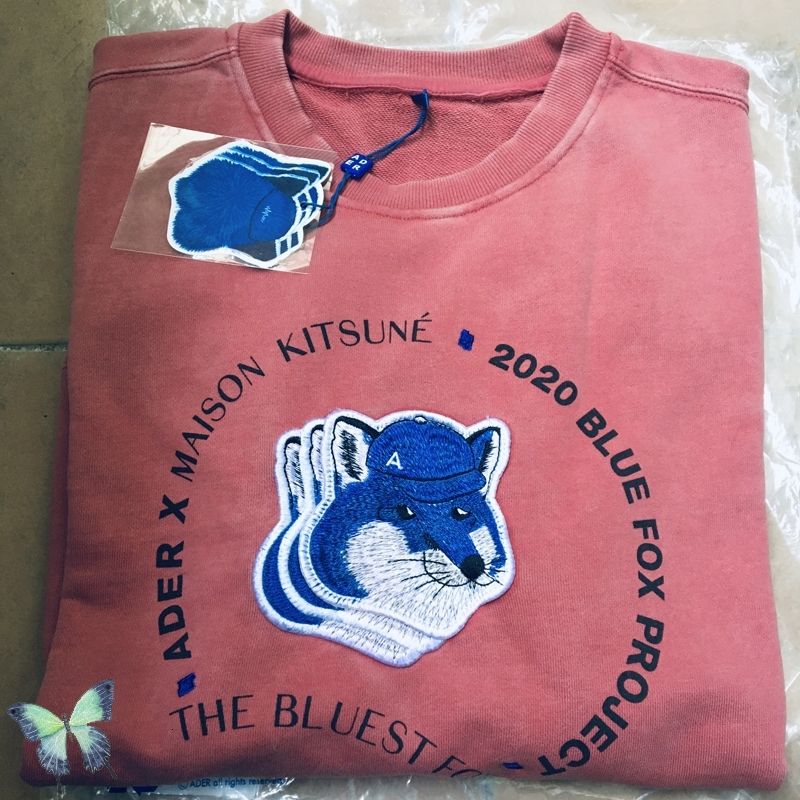 maison kitsune moletom com capuz sale