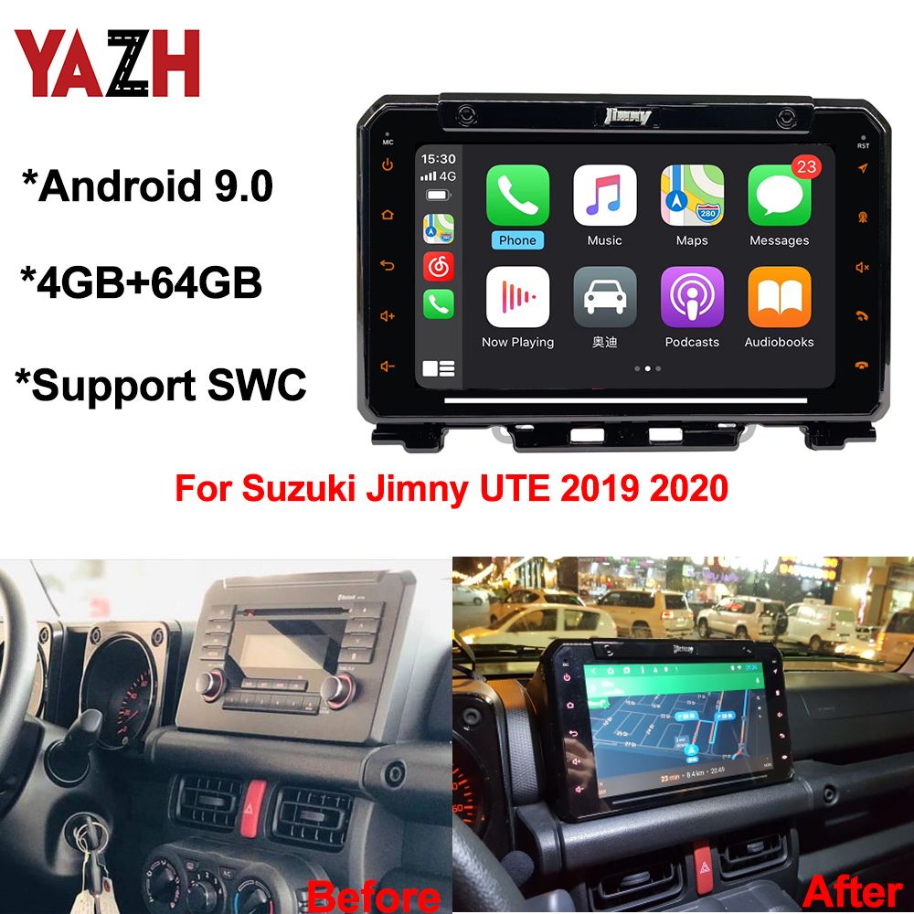 Yazh 4gb 64gb Android 9 0 Auto Radio Gps Navigation For Suzuki Jimny Ute 19 Car Dvd Stereo With Bluetooth 5 0 Dsp Multimedia From Blueauto 421 11 Dhgate Com