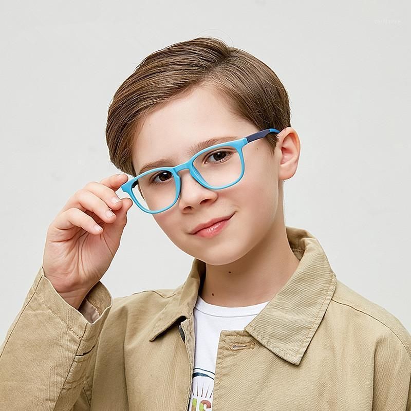 Moda Gafas De Sol Marcos Gafas Para Niños Niñas Niñas Suave Marco Anti Blue Ray Lente Protector Niños Gafas De Vidrio Claro Lens1 De 19,76 € | DHgate