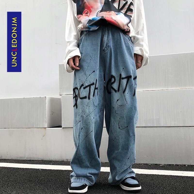 Acquistare Uncledonjm Graffiti Jeans Hip Hop Streetwear Uomo Vestiti Denim  Jeans Gli Uomini Abbigliamento Moda Coreano 200681 Economico | Consegna  Veloce E Qualità | DHgate Italy