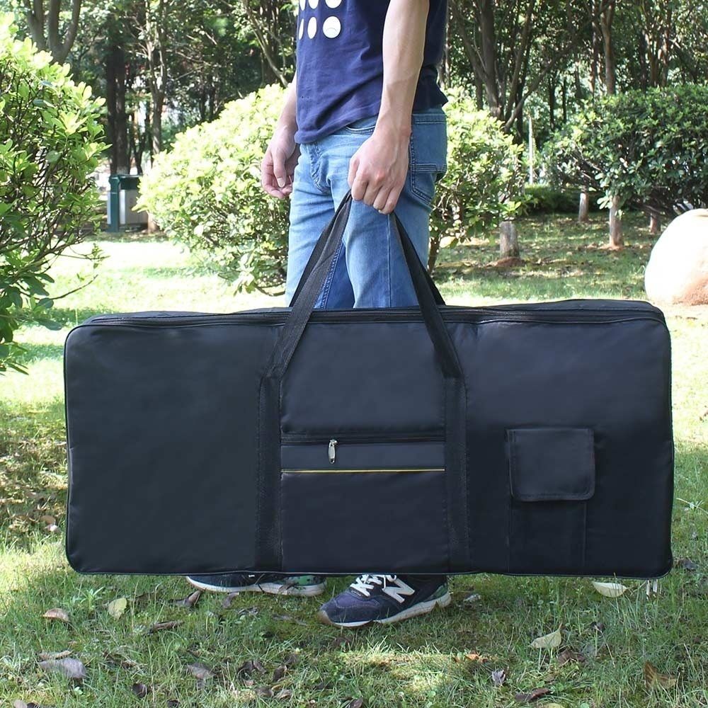 2021 Portable 61 Key Electronic Keyboard Bag Electric Piano Padded Case