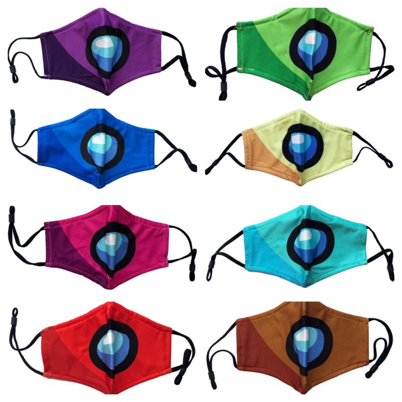 2021 Game Among Us Face Mask Rainbow Cute Fashion Cartoon ...