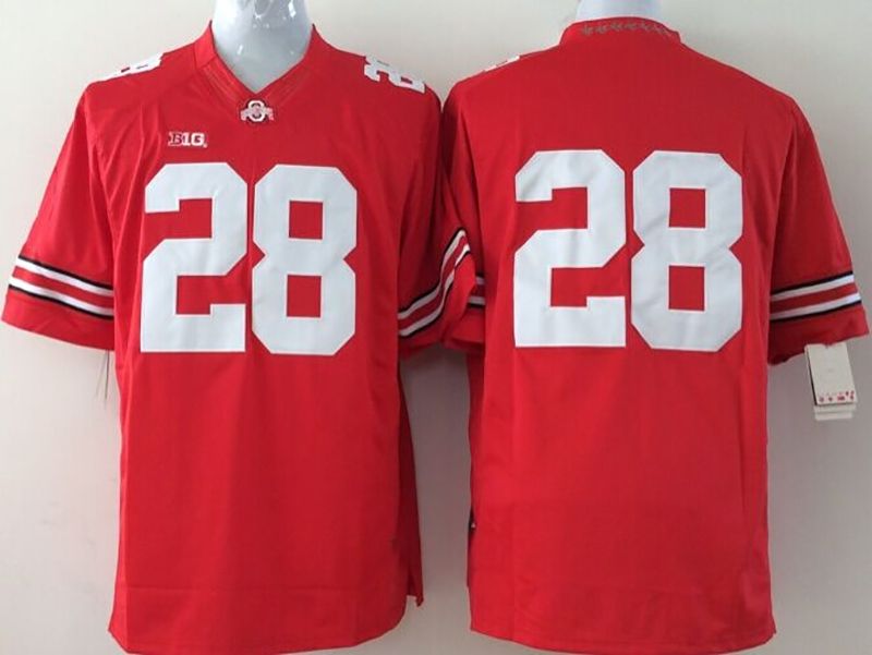 28 Red Without Name Jersey