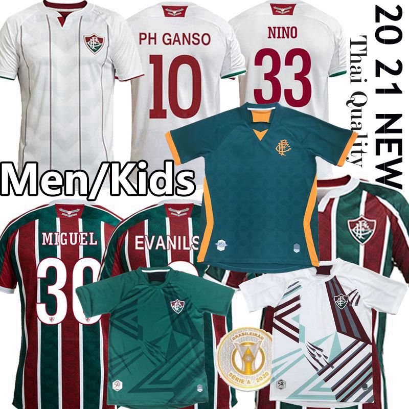 2020 New 20 21 Fluminense FC Soccer Jersey PH GANSO NINO ...
