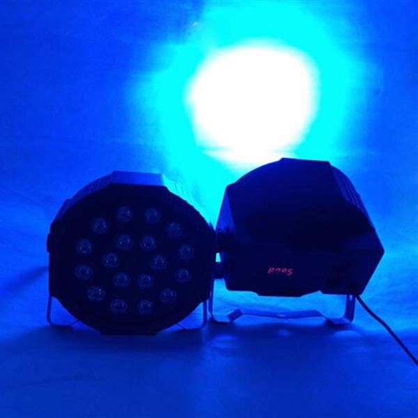 18 W 110V - 220V 18-LED RGB Auto and Voice Control Party Stage Light Black Top Grade LEDS Nowe i wysokiej jakości Par Lights