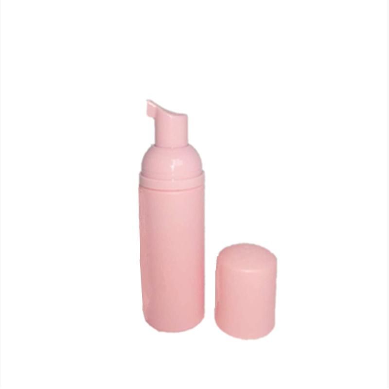 60ml con pompa rosa in plastica