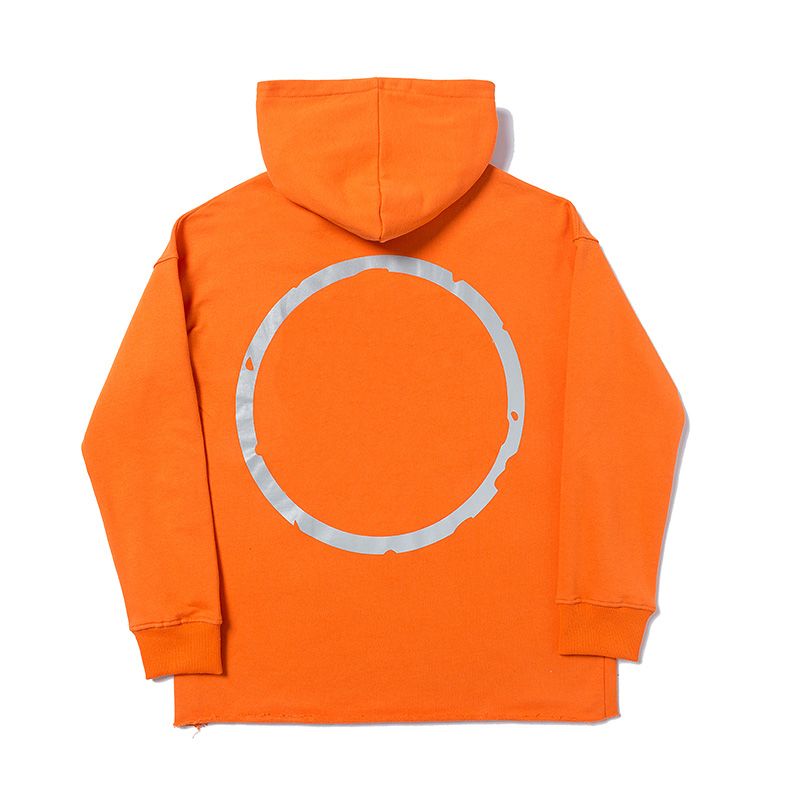 orange and black moletom com capuz mens