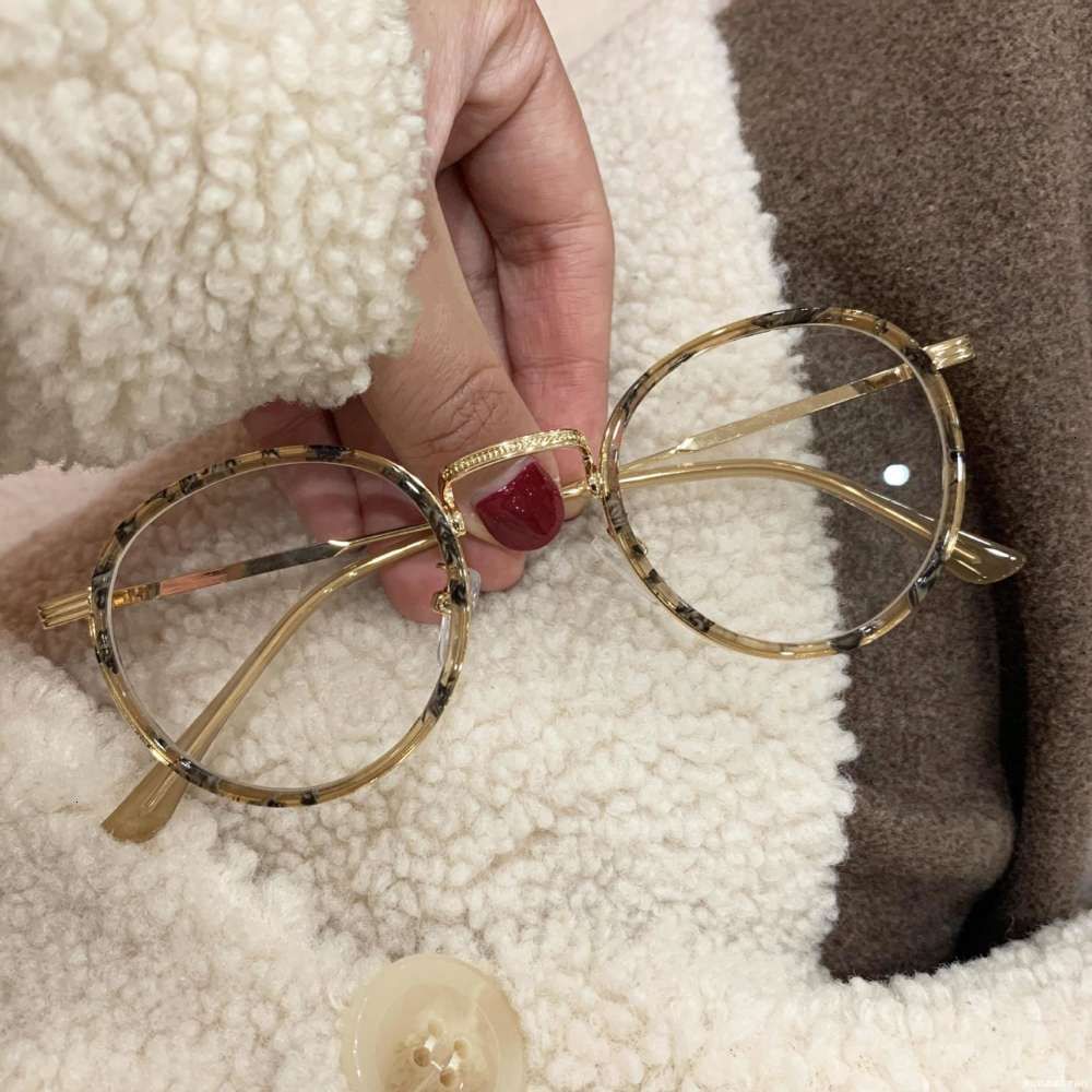 Korean Fashion Cute Round Eyeglasses Net Red Small Plain Face Black Frame Glasses Female Myopia From Storeying 14 61 Dhgate Com