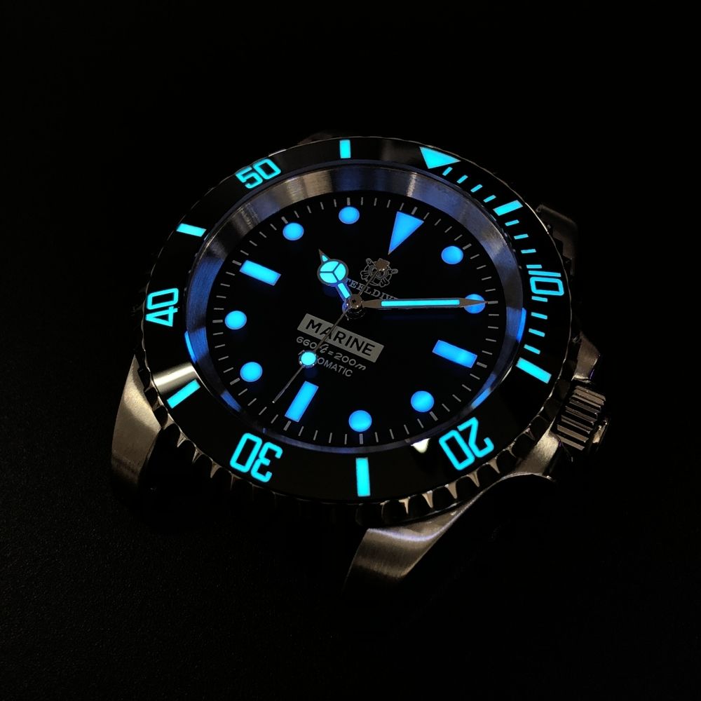 STEELDIVE 1954 Automatic Watch Sapphire NH35 Automatic Dive Watches Men  200m Watch Men Mechanical C3 Super Luminous Watch Dive - AliExpress Watches