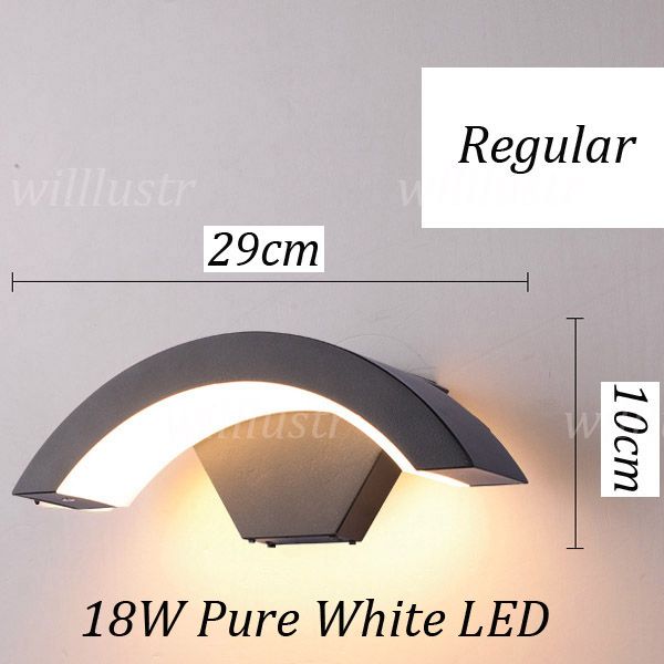 18W ordinaire pure blanche LED
