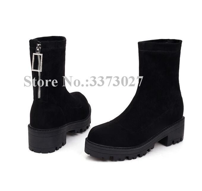 shiny flat ankle boots