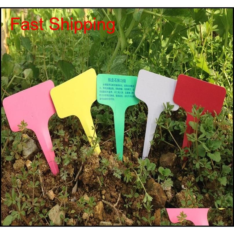 T shaped plant labels