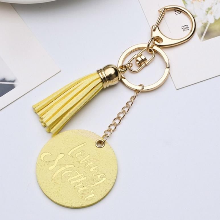 # 4 Skórzany Keychain Tassel