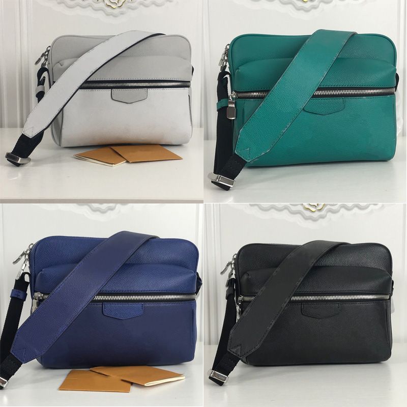 High Quality Luxurys Designers Bags Mens Messenger Bag Cowhide Leather