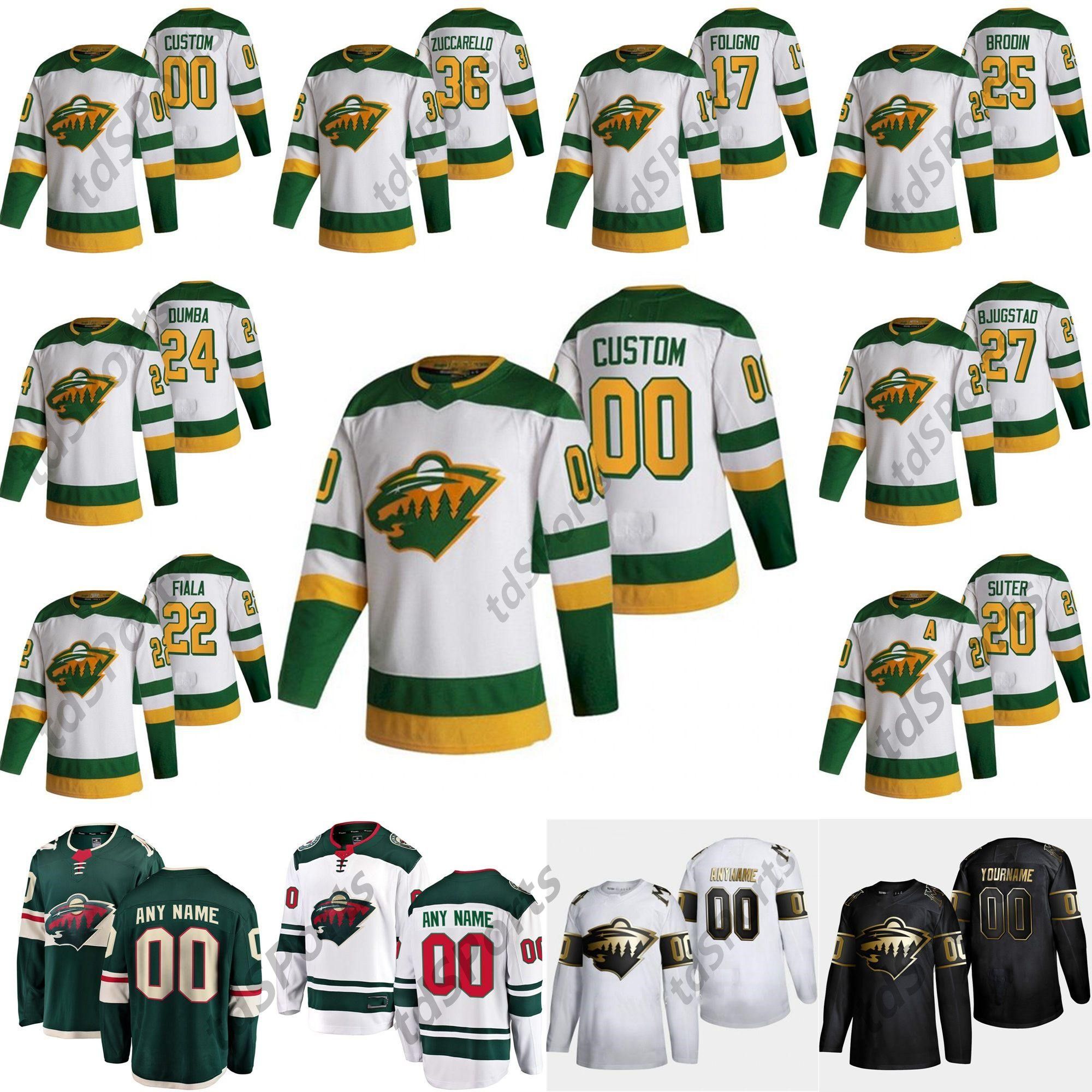 2021 Minnesota Wild 2021 Reverse Retro Jersey 9 Mikko Koivu Charlie ...