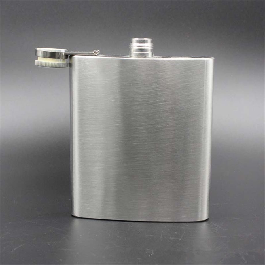 18Oz Stainless Steel Wine Whiskey Flask Bottle Flagon Kettle with Leather Case 