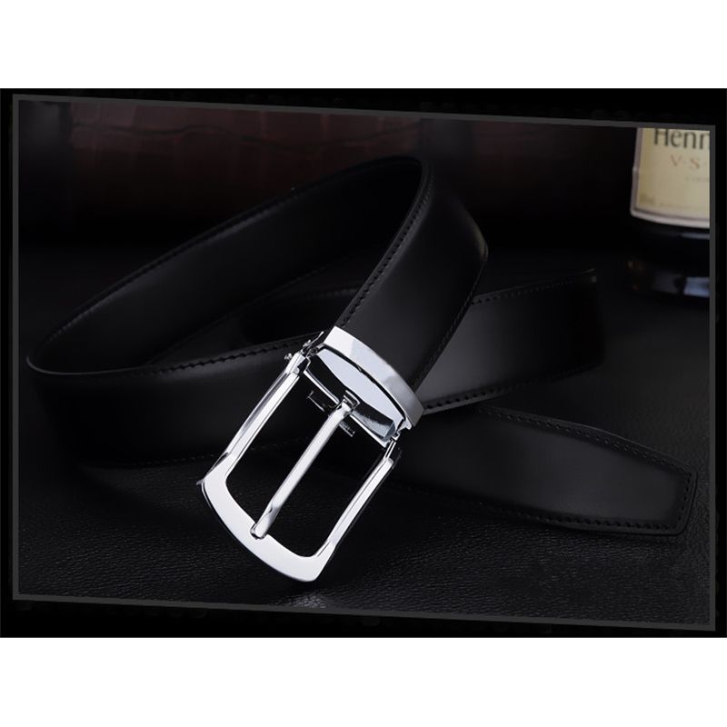 Black with Silver Buckle
