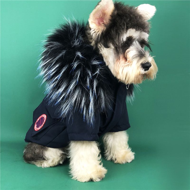 2021 Dog Down Jackets Teddy Schnauzer Pomeranian Pet Coats Outdoor