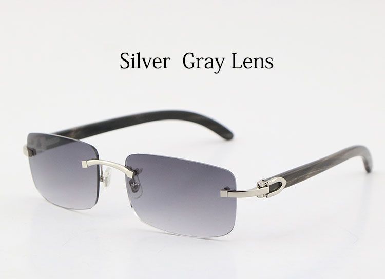 zilveren grijze lens