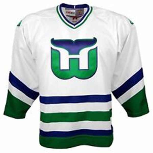 Any Name Number Whalers Retro Custom Hockey Jersey Pronger Blue