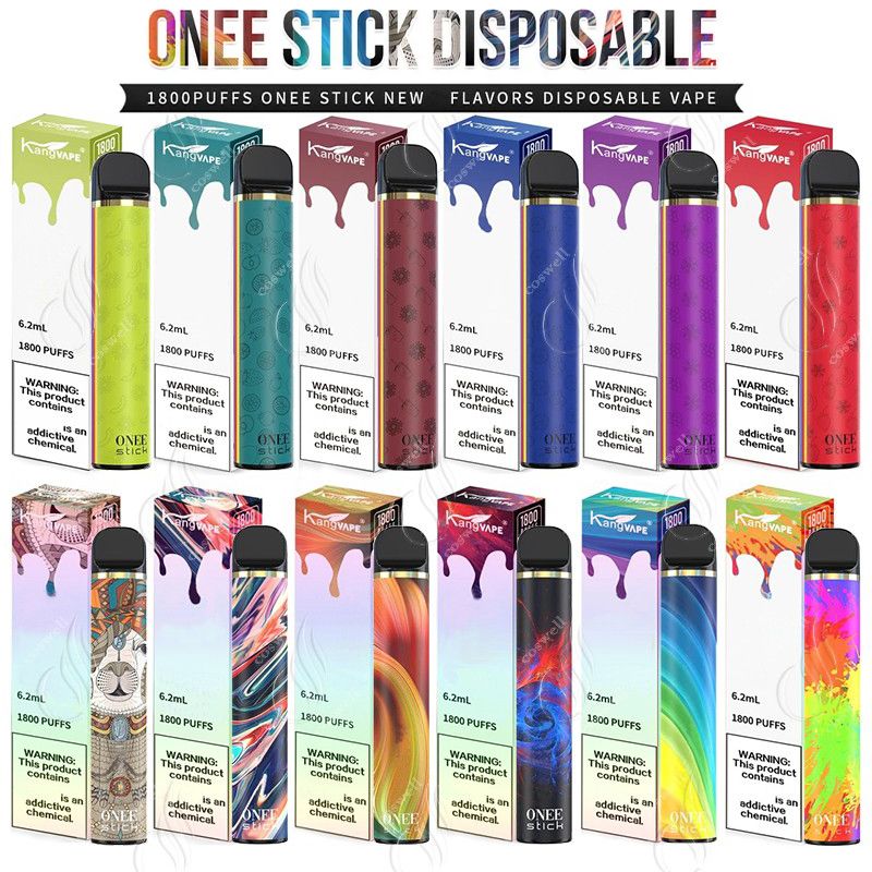 Top Kangvape ONEE Stick 1800 Puffs 2200 Puffs Disposable Vape Pen