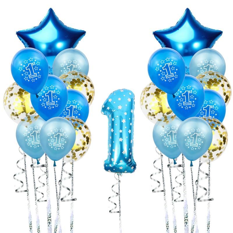 Blue decorazione per compleanni misura 81,3 cm GUOYIHUA Palloncini colorati Lattice 