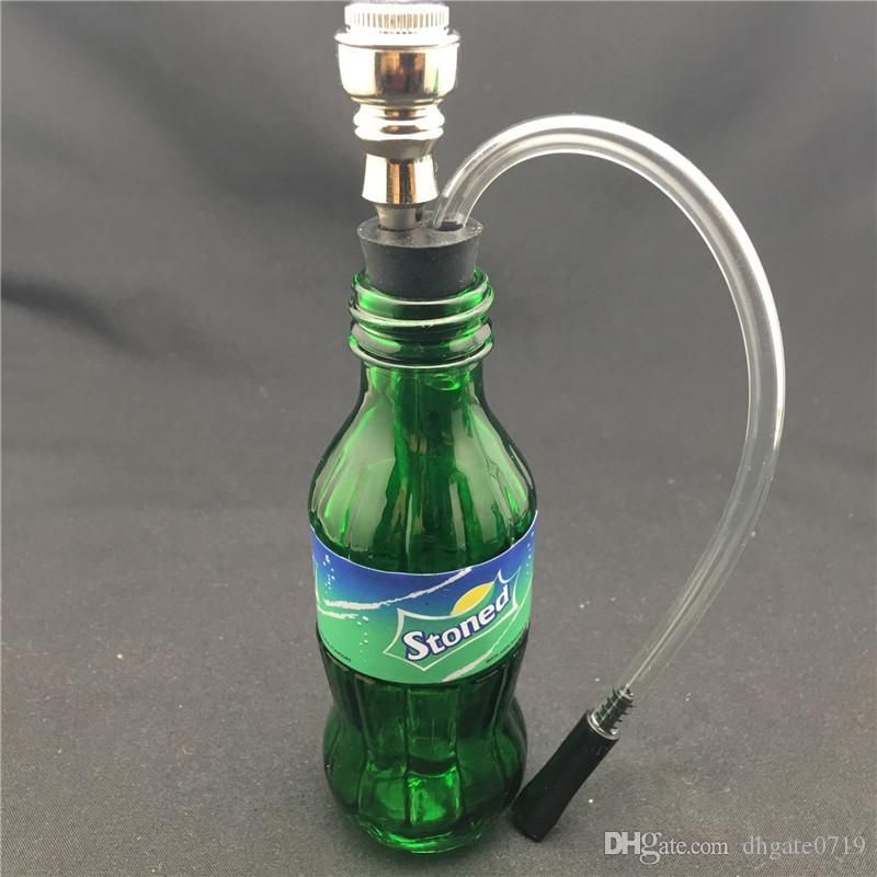 2021 Sprite Bottle Glass Bongs Hookah Ash Catchers Thick Pyrex Bongs