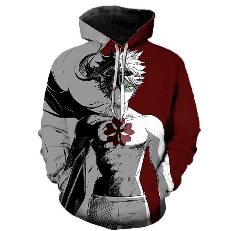 Compra Sudaderas Con Capucha Para Hombres Sudaderas 2021 Anime Black Clover  3D Impreso Con Capucha Impreso Adolescentes Moda Hombre De Dibujos Animados  Hombres Mujeres Casual De Gran Tamaño Barato | Entrega Rápida