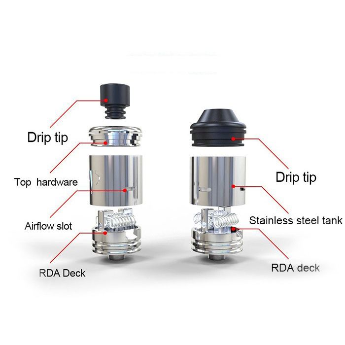 original desire yuri rda atomizer 22mm large build deck top 