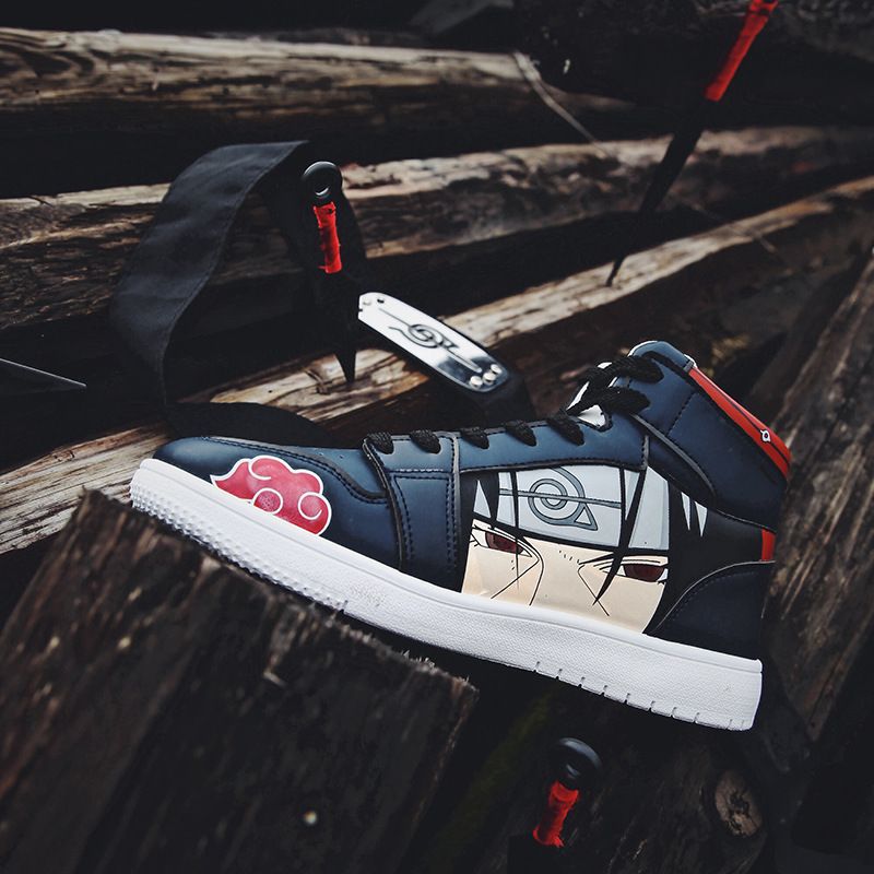 Kaufen Sie Begrenzte Naruto Uchiha Itachi Akatsuki Sharingan Cosplay Schuhe  Jiraiya Gaara PU Turnschuhe Ninja Konoha Teenager Sport Schulschuhe Billig  | Schnelle Lieferung Und Qualität | De.Dhgate
