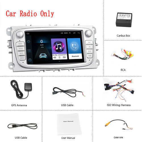 Silver Car Radio