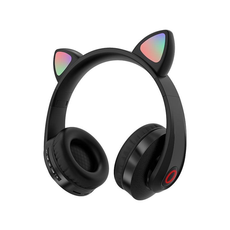 Acheter Chat Oreille Kd58 Vente Chaude Casque De Chat Mignon Chat Bt V5 0 Casque Sans Fil Pc Mobile Led De 14 03 Du Farkas Fr Dhgate Com