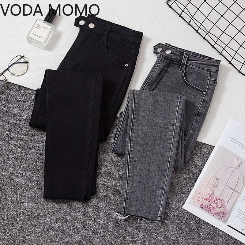 Compra Pantalones De Mezclilla Para Mujer Pantalones De Mezclilla Negros  Mujeres Jeans Mujeres Donna Donna Fondos Feminino Pantalones Flacos Para  Mujer C0115 Barato | Entrega Rápida Y Calidad | Es.Dhgate