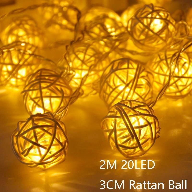 20pcs rattanボール