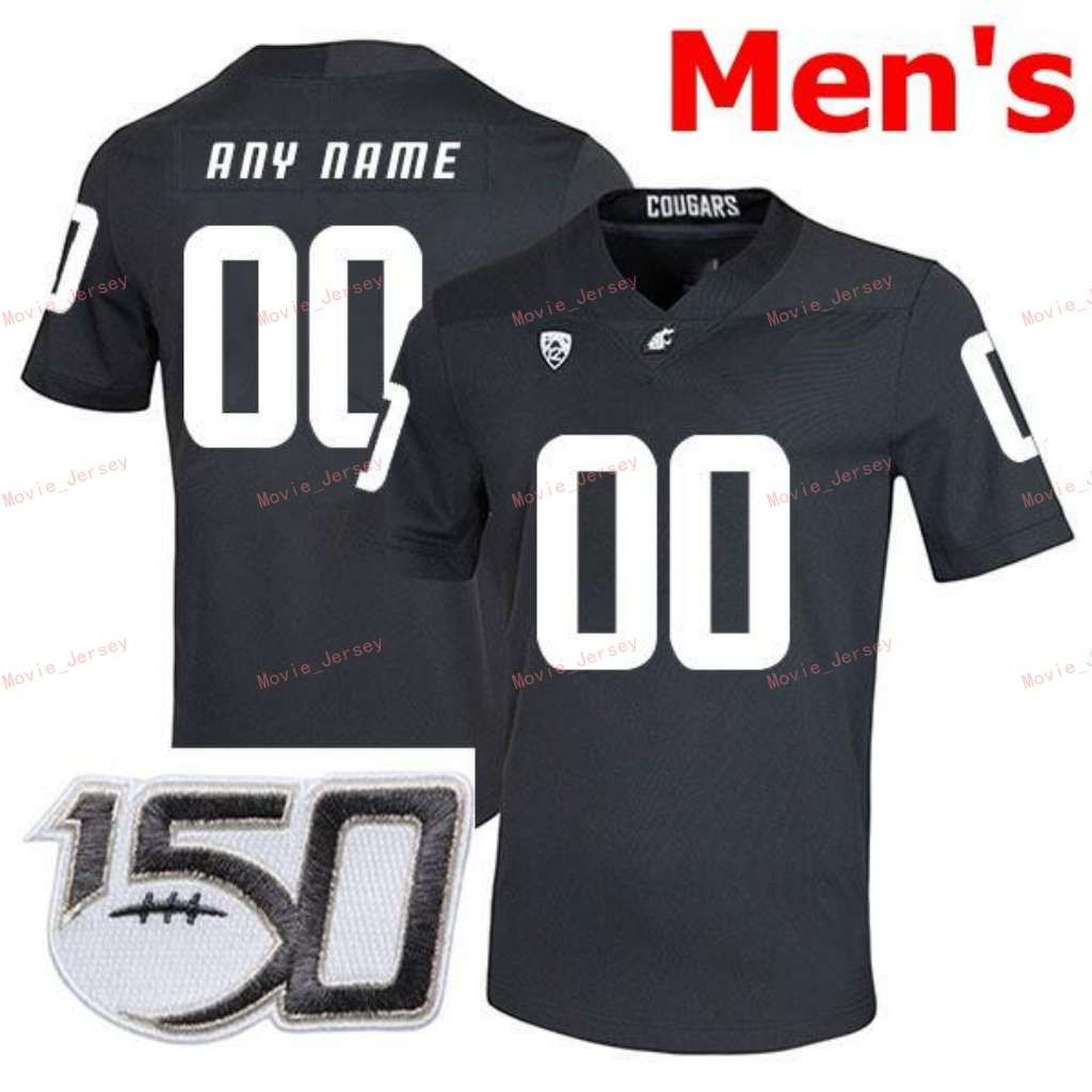 mens black with 150th patch